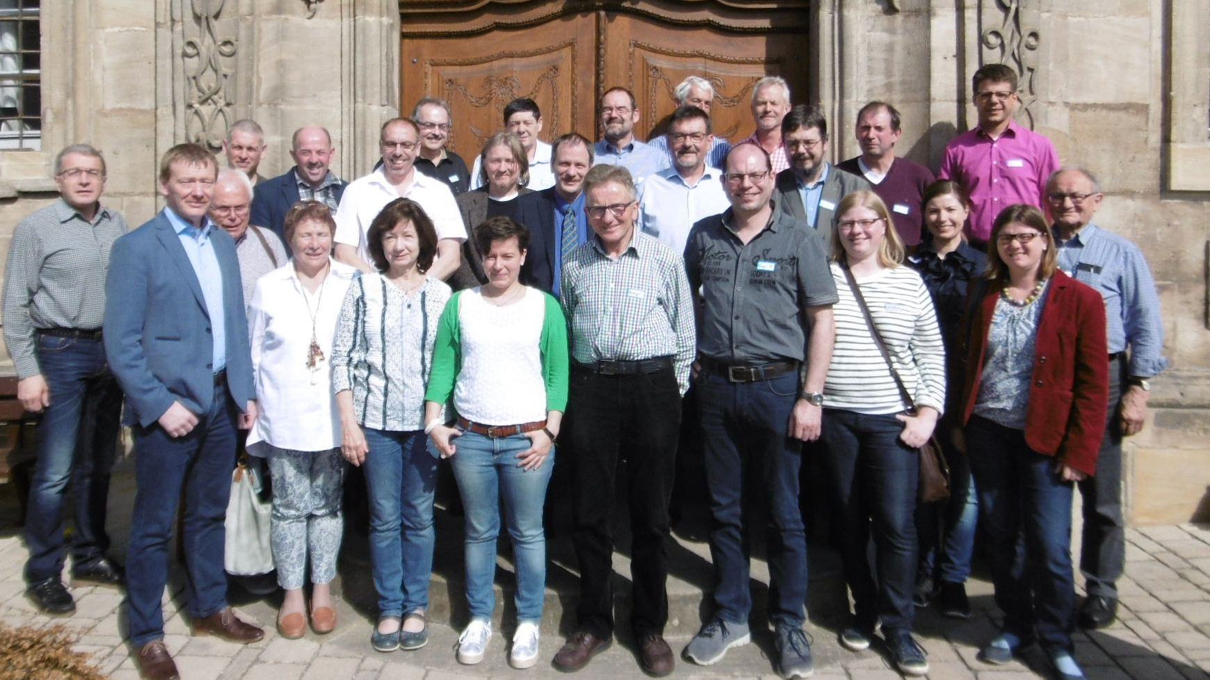 Gruppenfoto vom Seminar in Klosterlangheim 