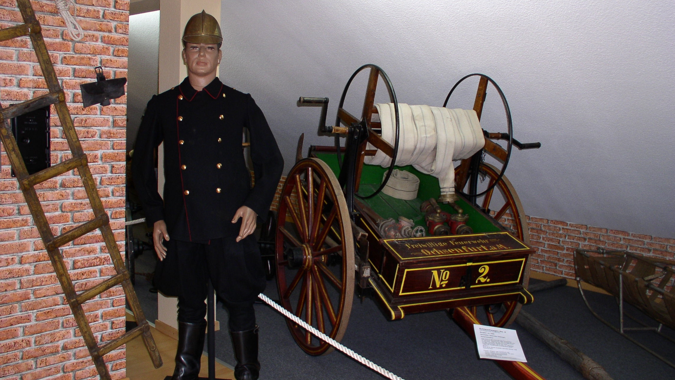 Ausstellungsräume im Feuerwehrmuseum