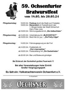 Ochsenfurter Bratwurstfest 2024